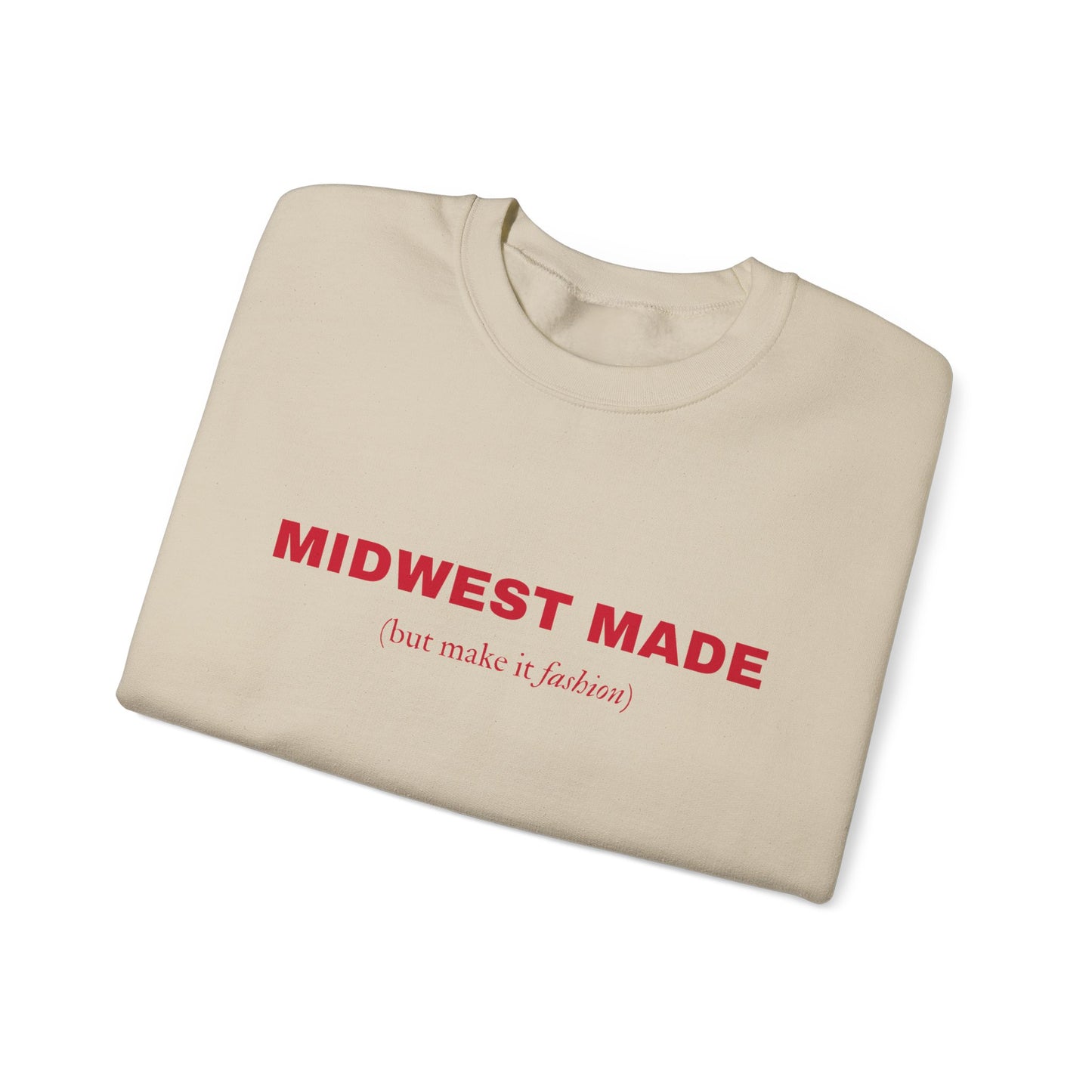🧶 Midwest Made (but make it fashion) Sweatshirt